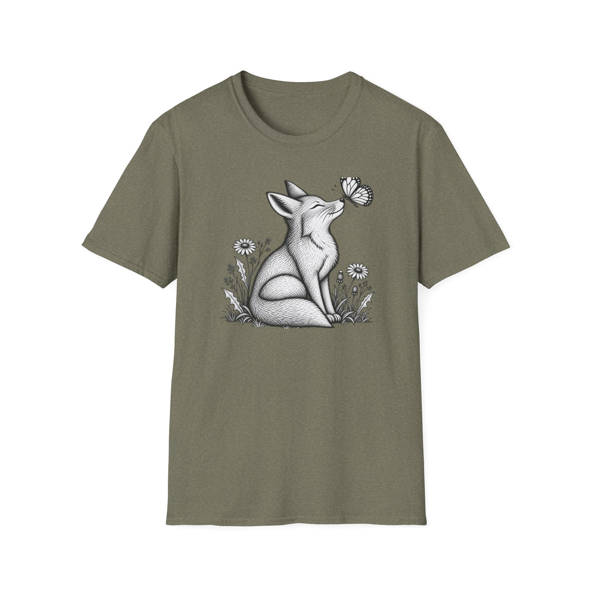 Fox Admiring Butterfly T-Shirt