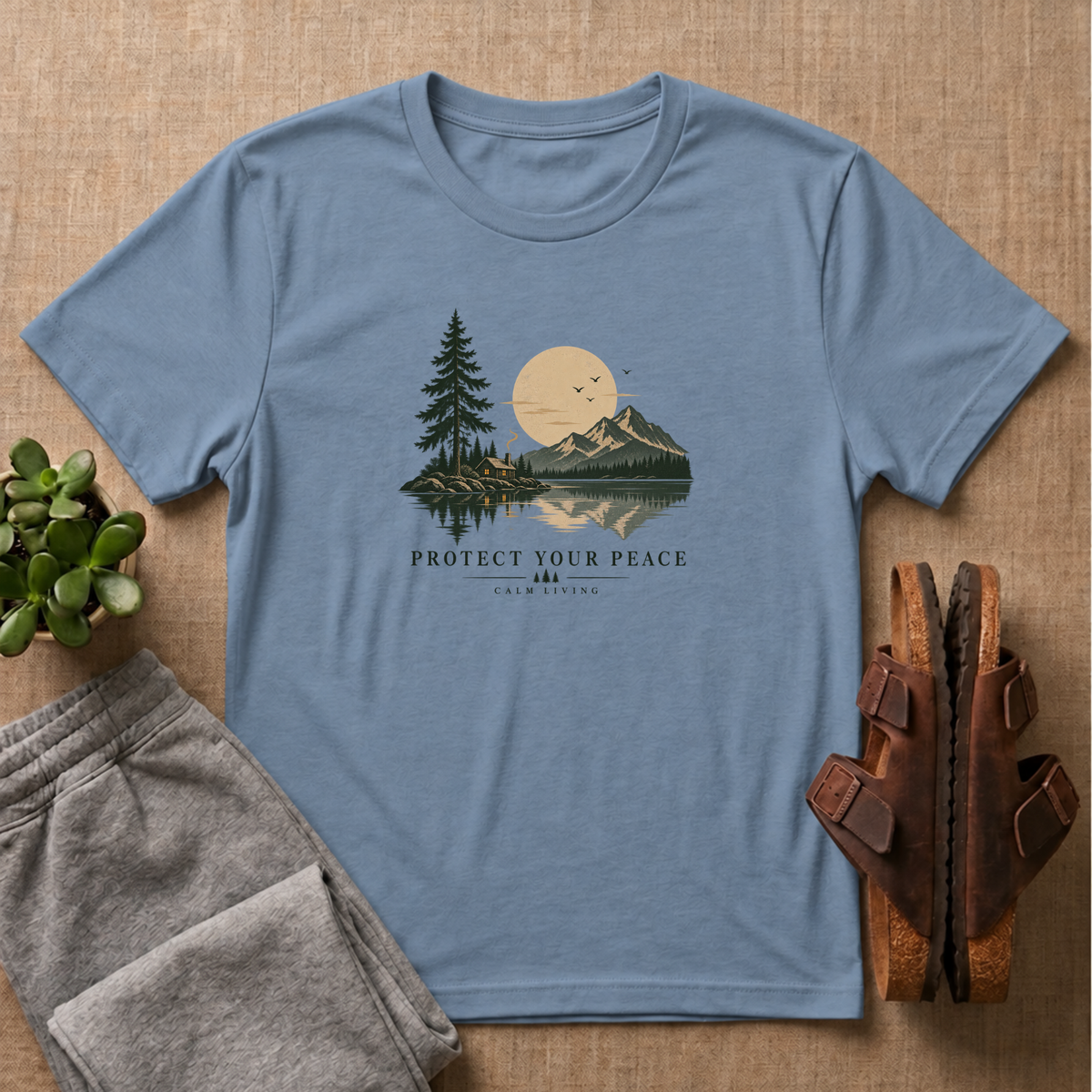 Protect Your Peace - Calm Living T-Shirt