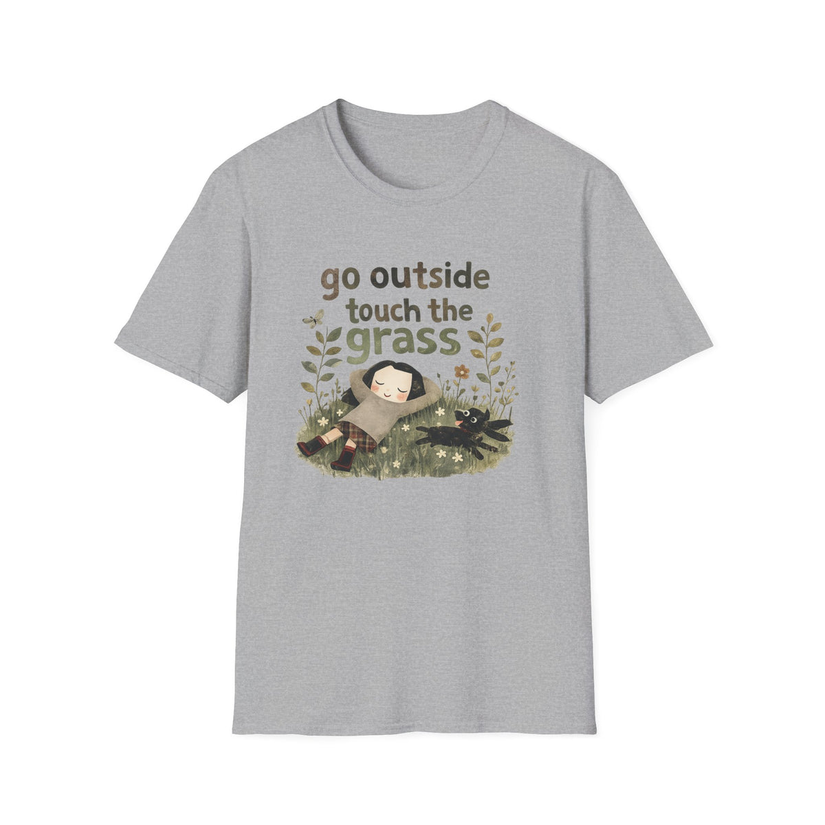 Go Outside Touch The Grass T-Shirt