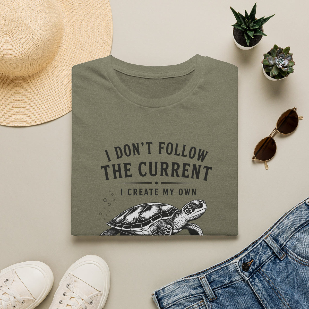 I Dont Follow The Current I Create My Own T-Shirt