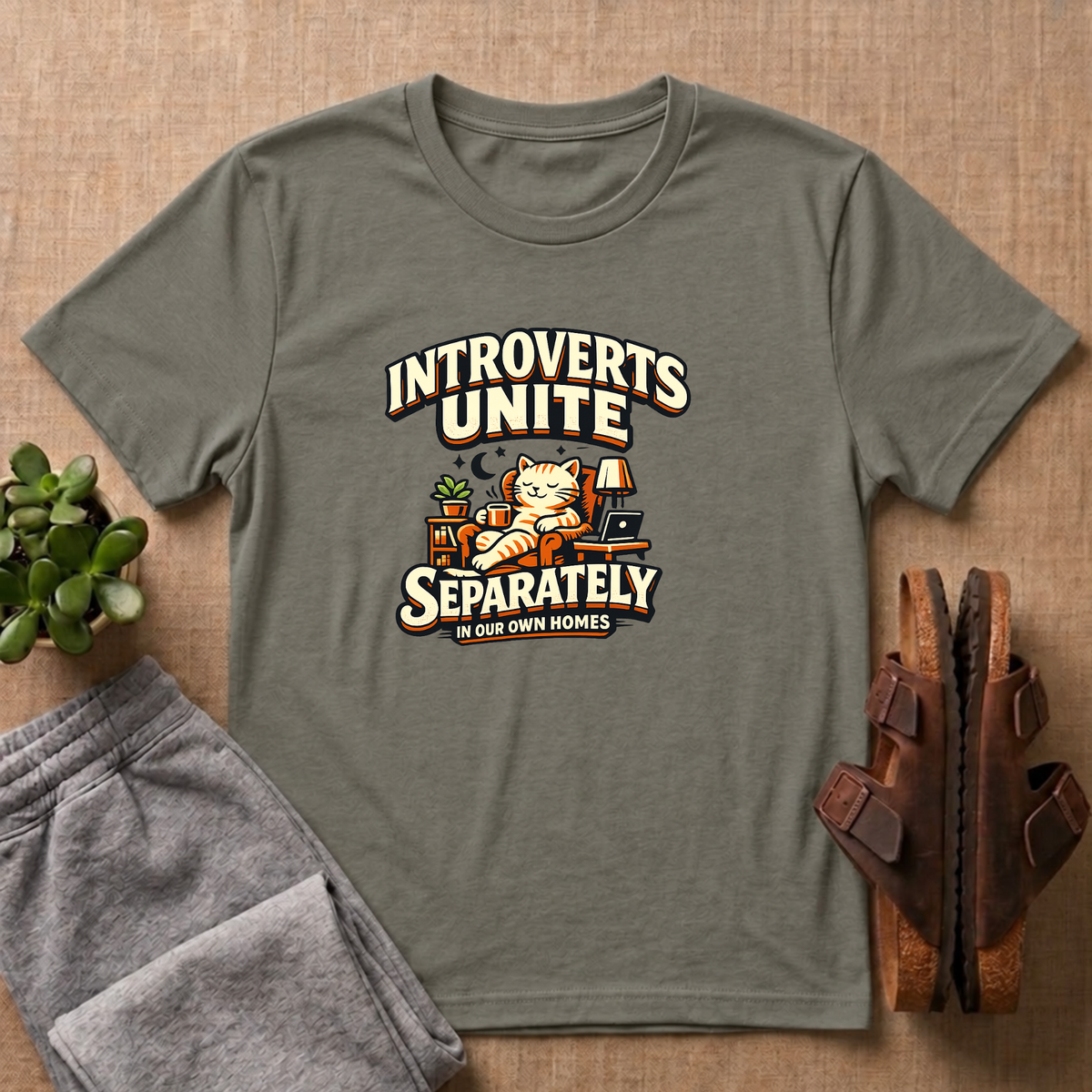 Introverts Unite Separately T-Shirt