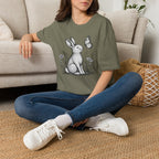 Rabbit Admiring Butterfly T-Shirt