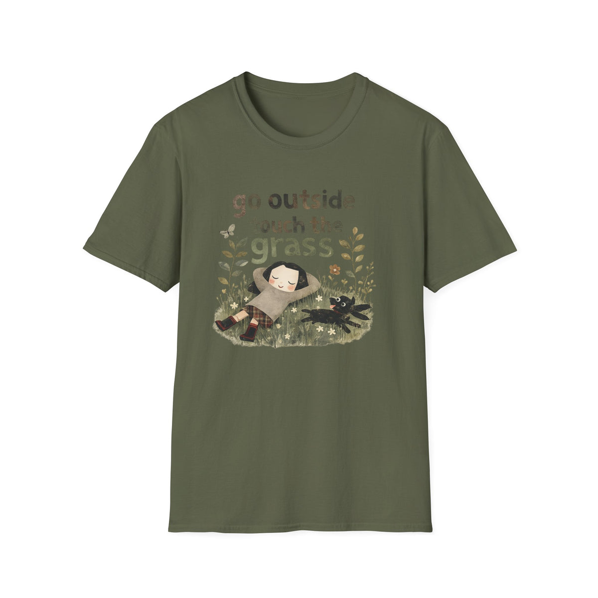 Go Outside Touch The Grass T-Shirt