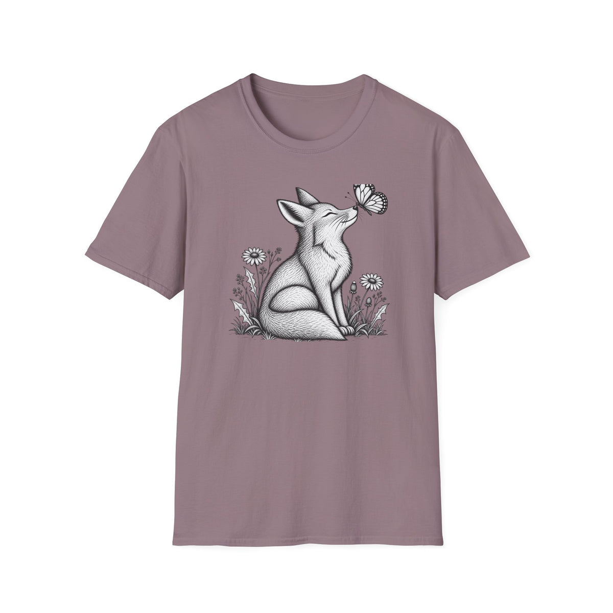 Fox Admiring Butterfly T-Shirt