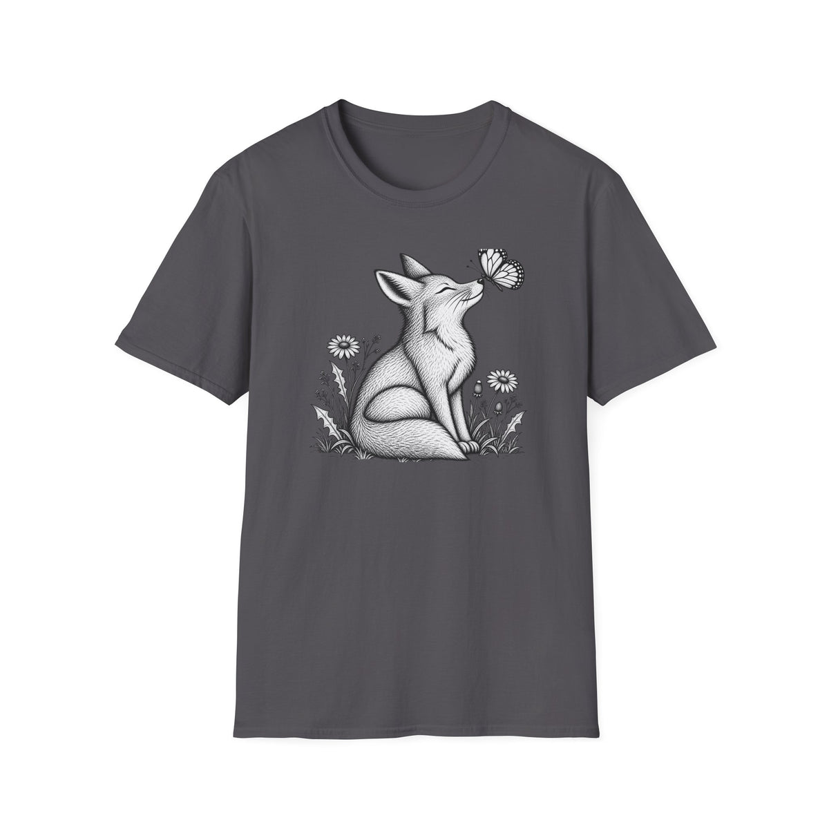 Fox Admiring Butterfly T-Shirt
