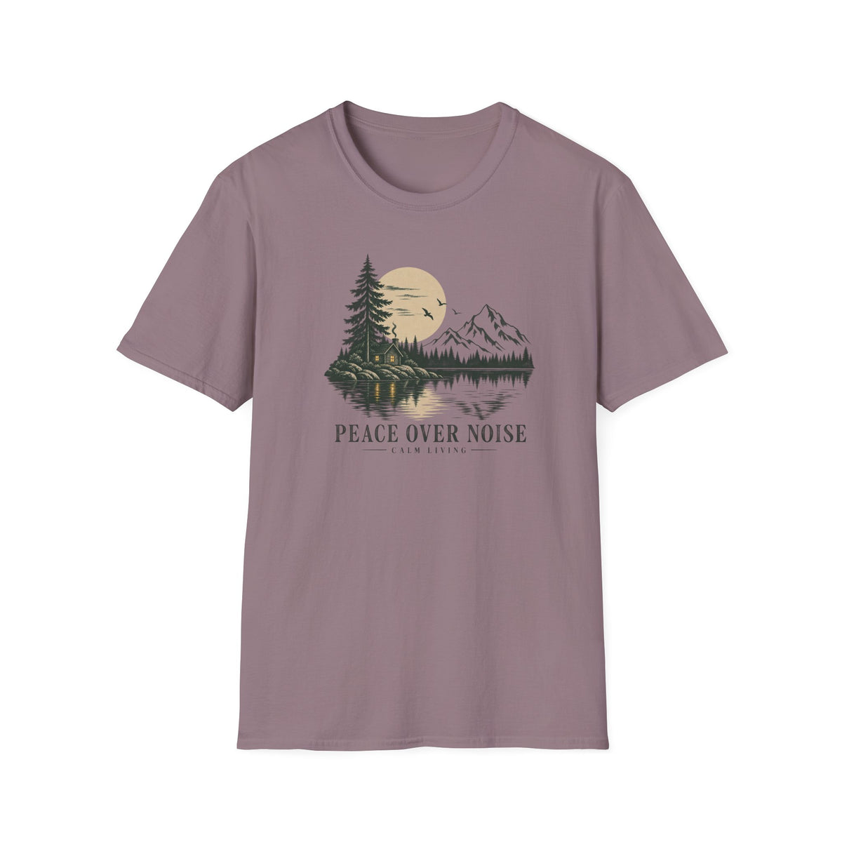 Peace Over Noise - Calm Living T-Shirt