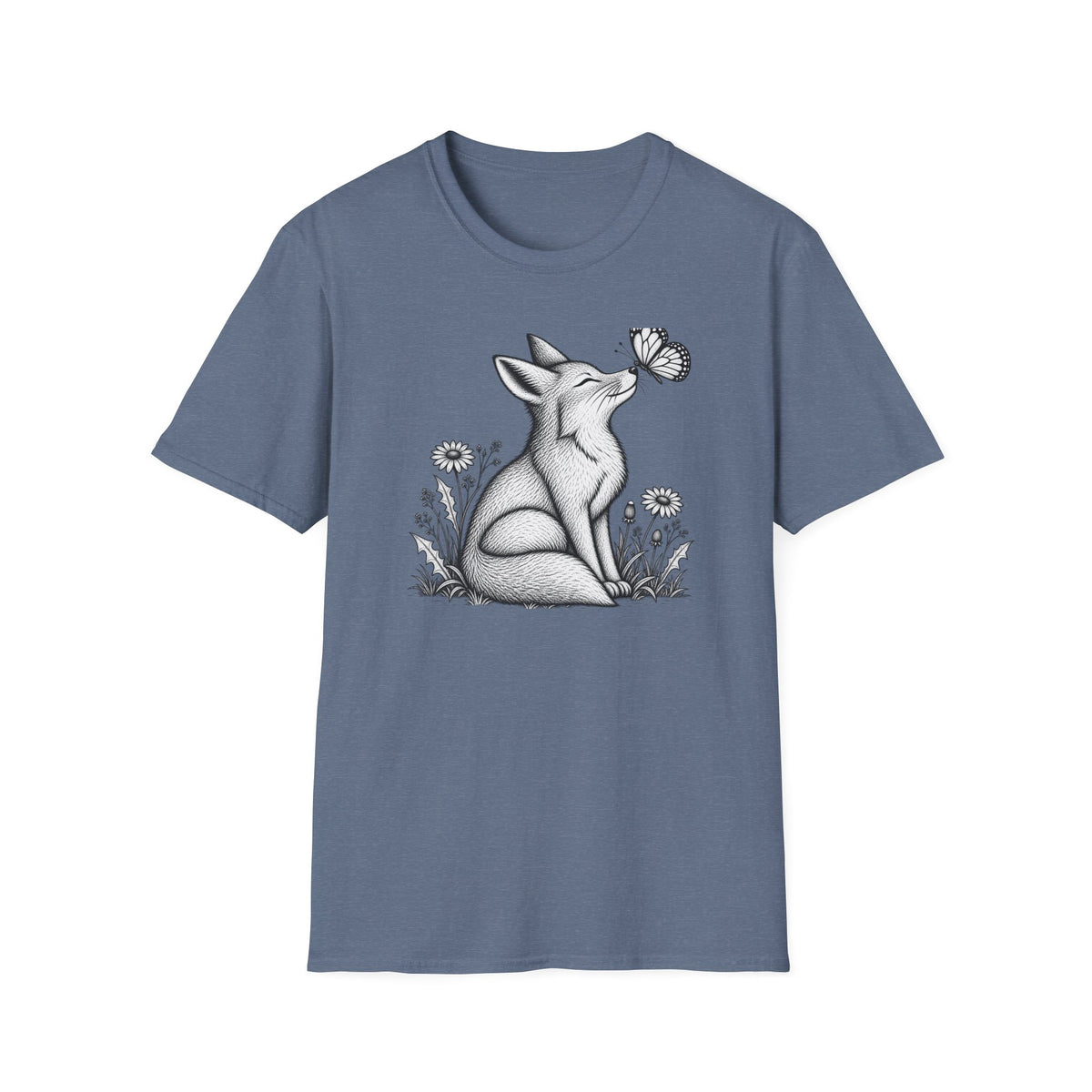Fox Admiring Butterfly T-Shirt