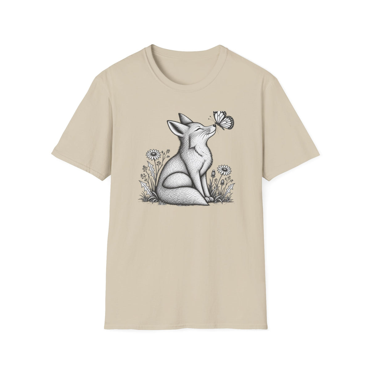 Fox Admiring Butterfly T-Shirt