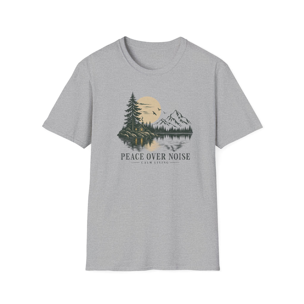 Peace Over Noise - Calm Living T-Shirt
