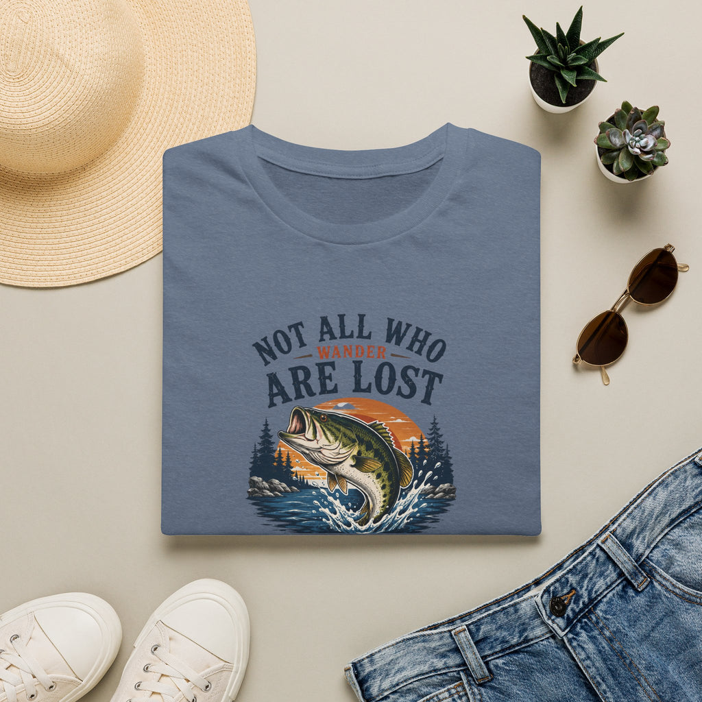 Not All Who Wonder Are Lost Some Are Fishing T-Shirt