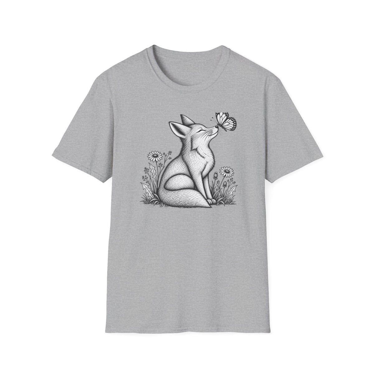 Fox Admiring Butterfly T-Shirt