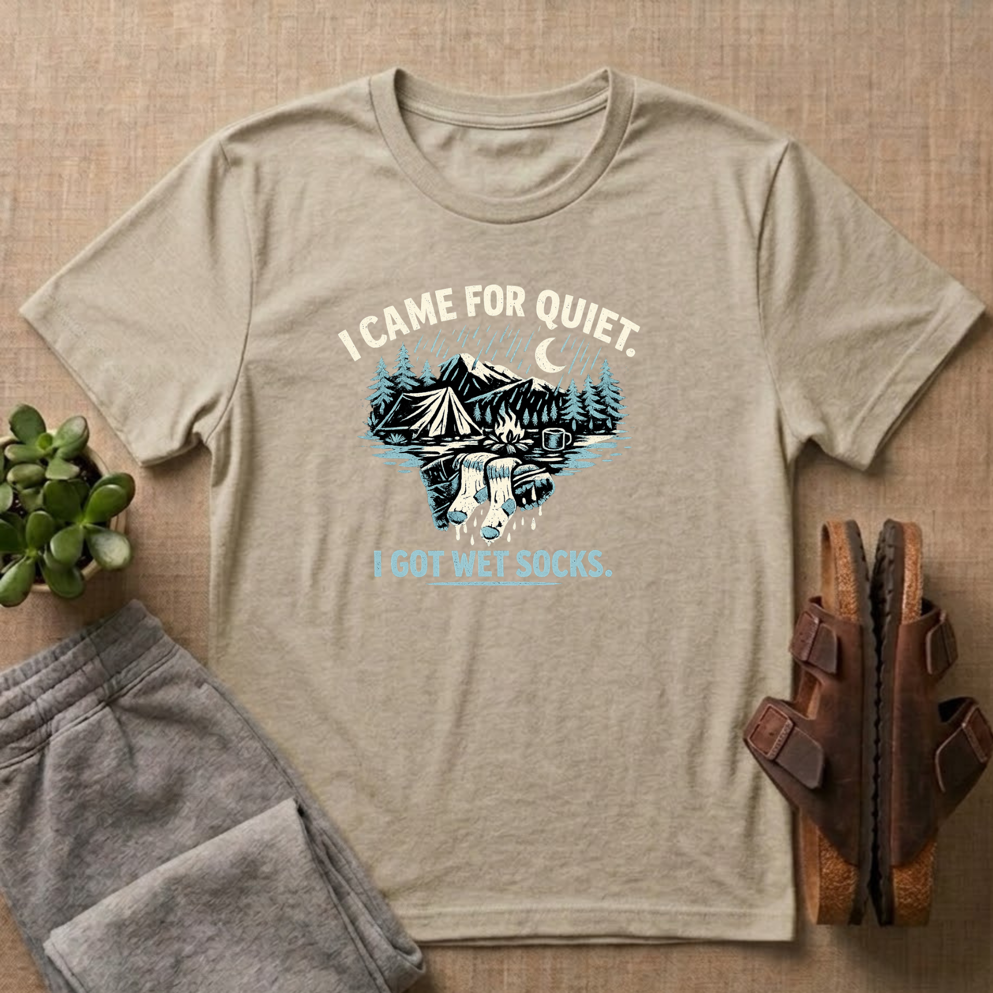 I Came For Quiet I Got Wet Socks T-shirt