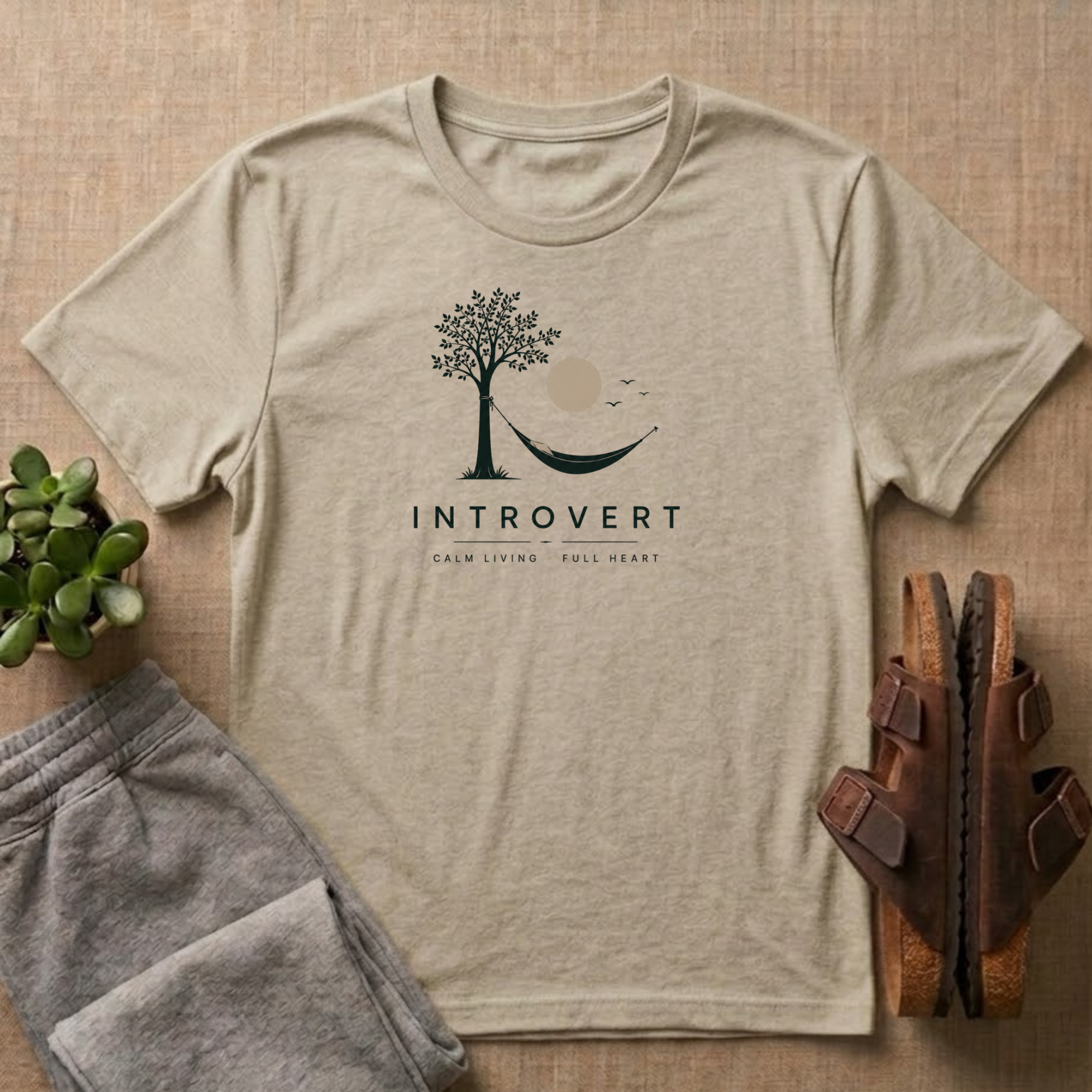 Introvert Calm Living T-Shirt