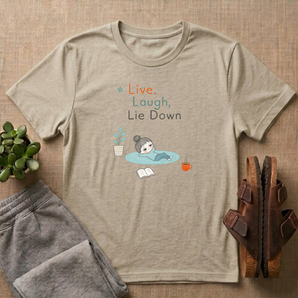 Live Laugh Lie Down T-shirt