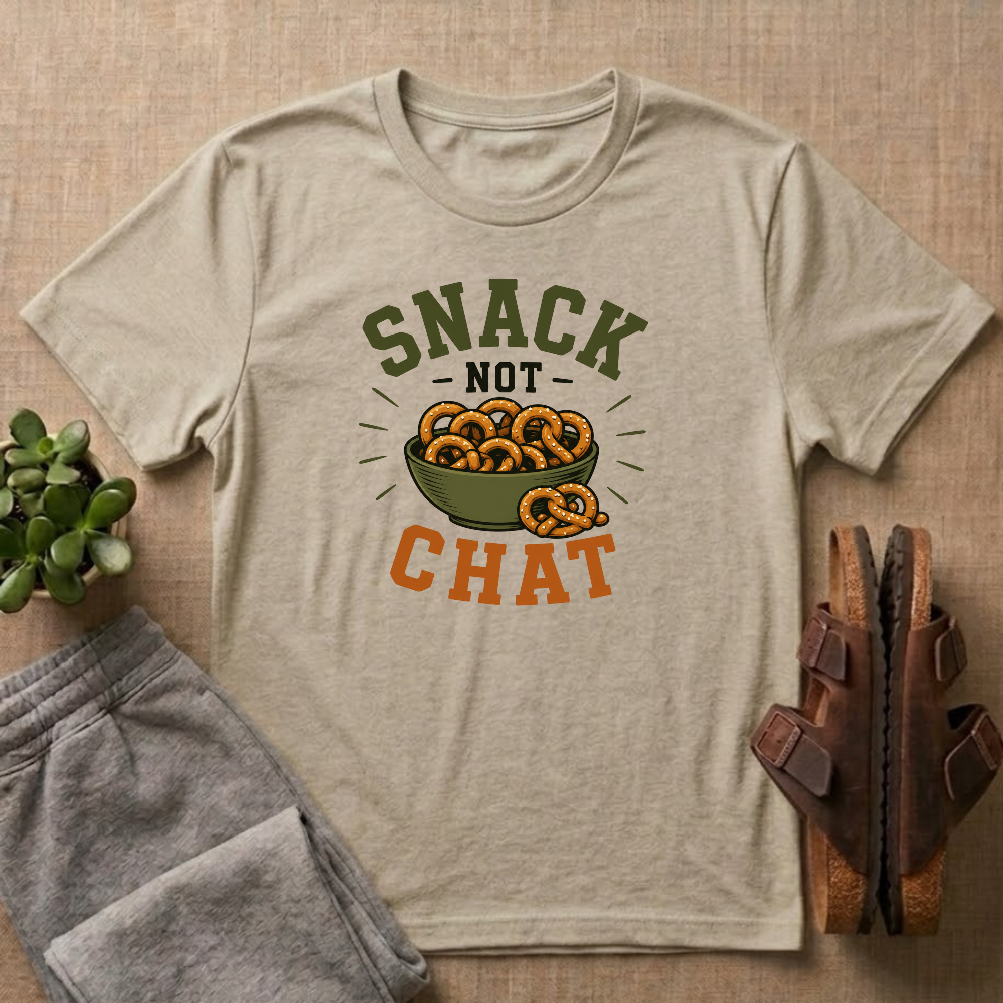 Snack Not Chat T-Shirt