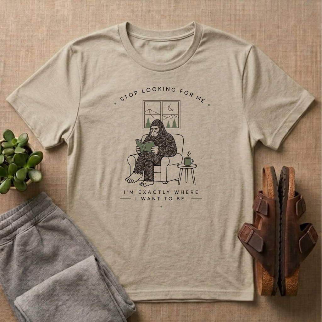 Stop looking For Bigfoot T-Shirt