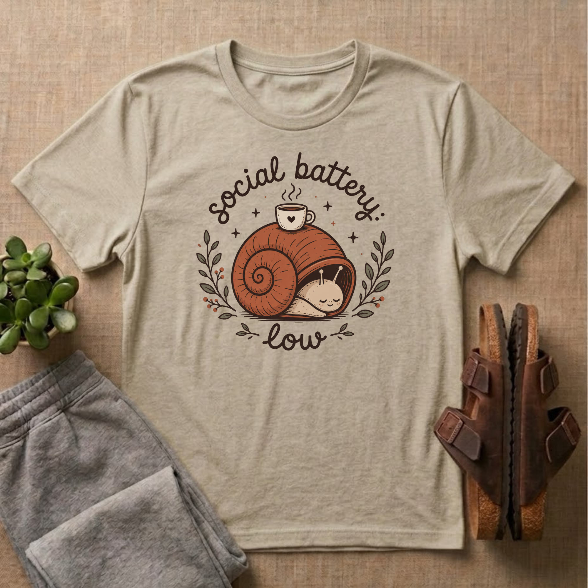 Social Battery Critically Low T-Shirt