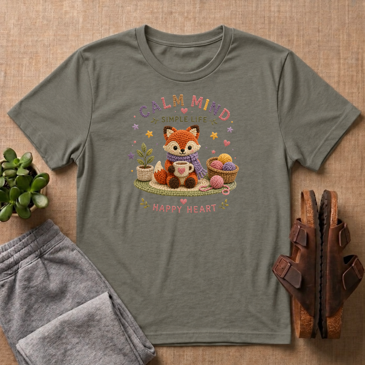 Calm Mind Simple Life T-Shirt
