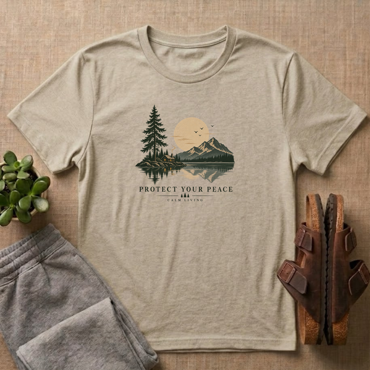Protect Your Peace - Calm Living T-Shirt