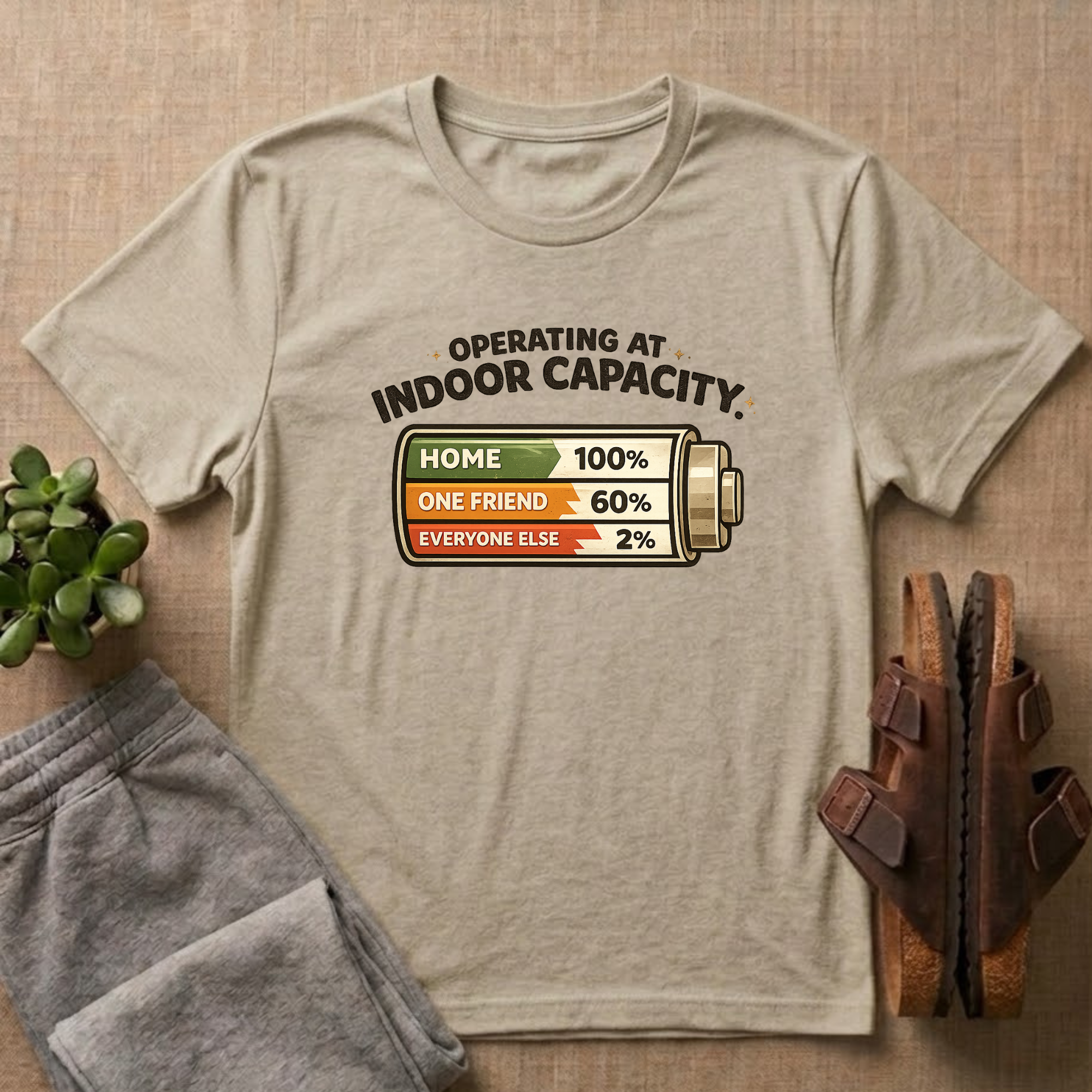 Operating At Indoor Capacity T-shirt