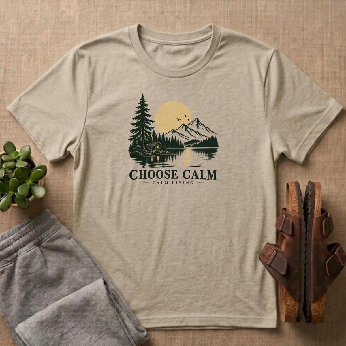 Choose Calm - Calm Living of T-Shirt