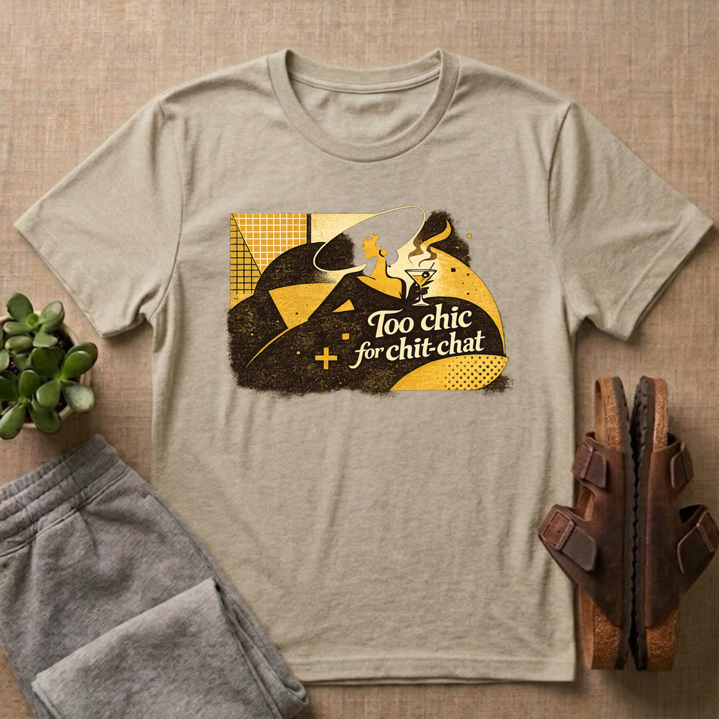 Too Chic for Chit Chat T-shirt