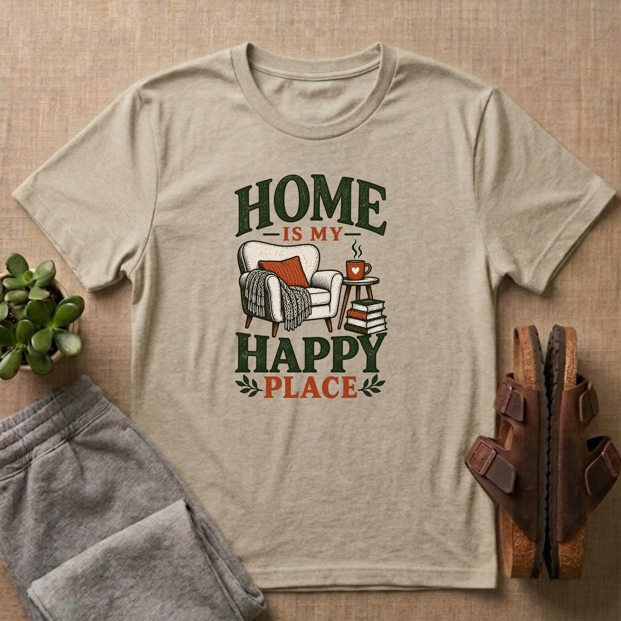 Home Is My Happy Place T-Shirt
