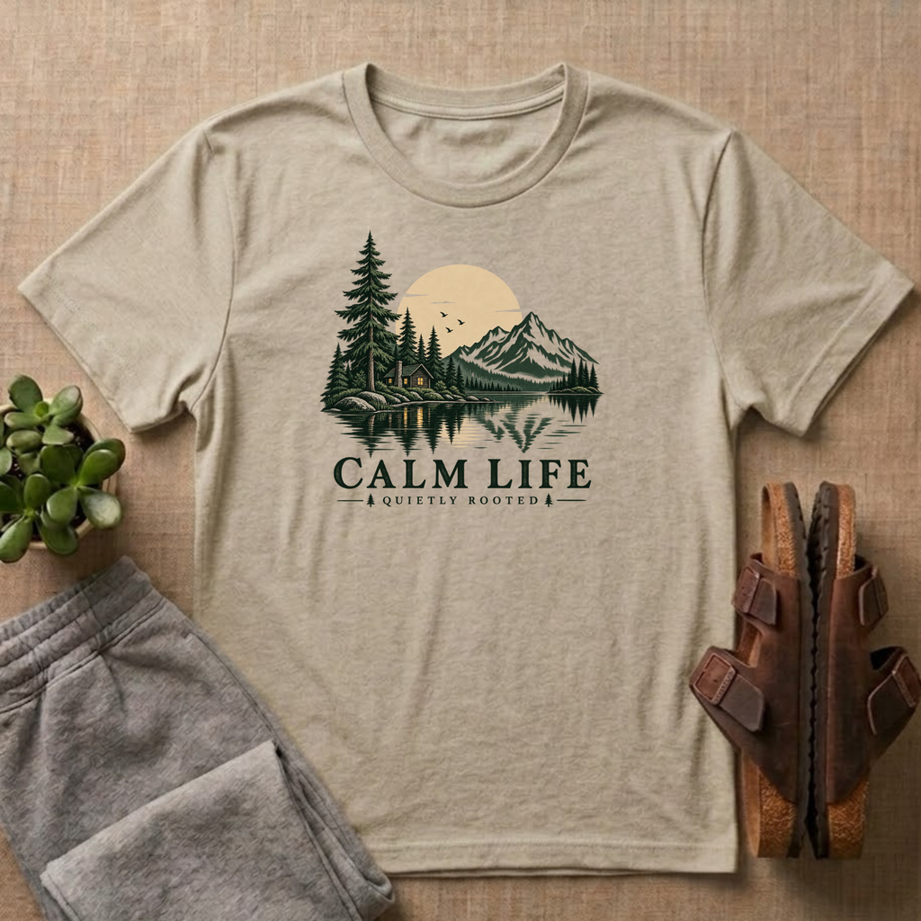 Calm Life Quietly Rooted T-Shirt
