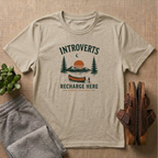 Introverts Recharge Here T-Shirt