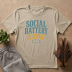 Social Battery Low T-Shirt