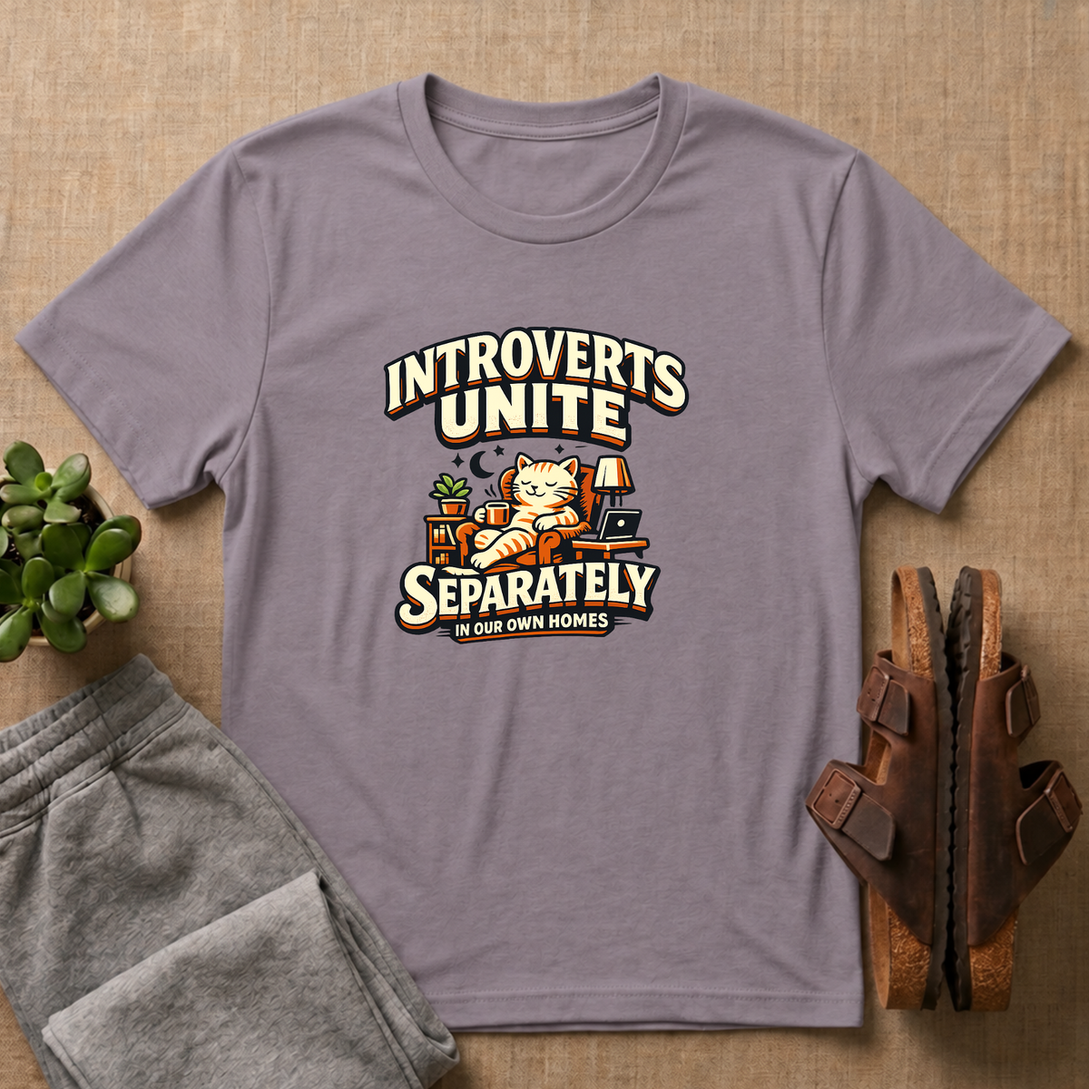 Introverts Unite Separately T-Shirt