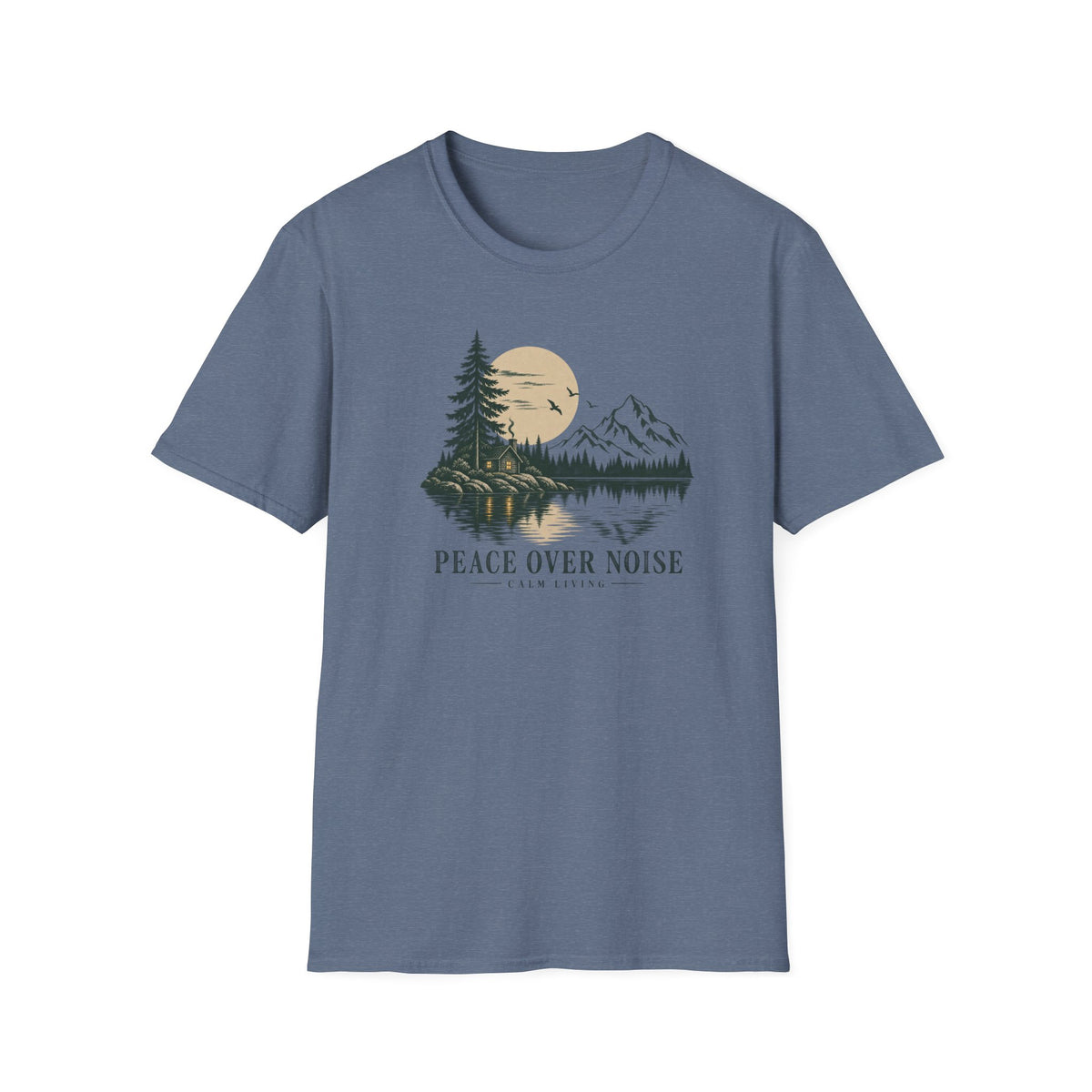 Peace Over Noise - Calm Living T-Shirt