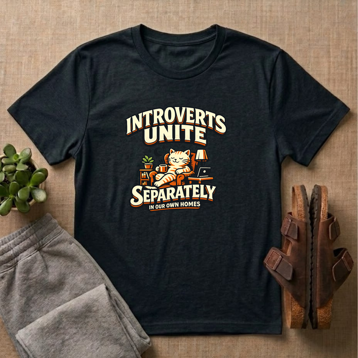 Introverts Unite Separately T-Shirt