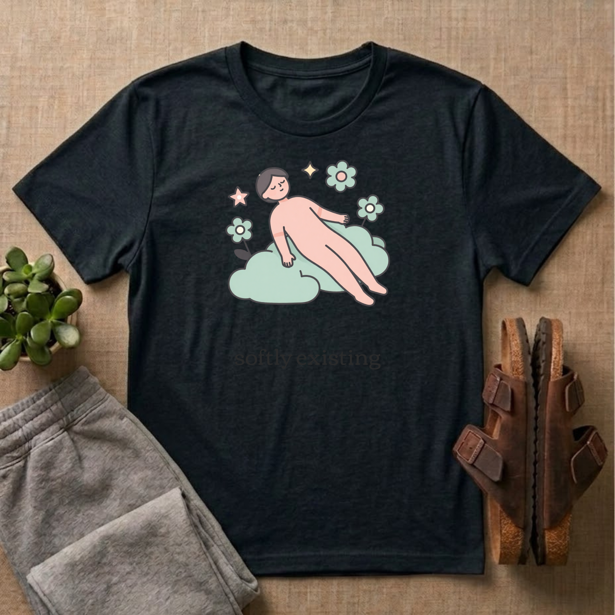 Softly Existing T-Shirt