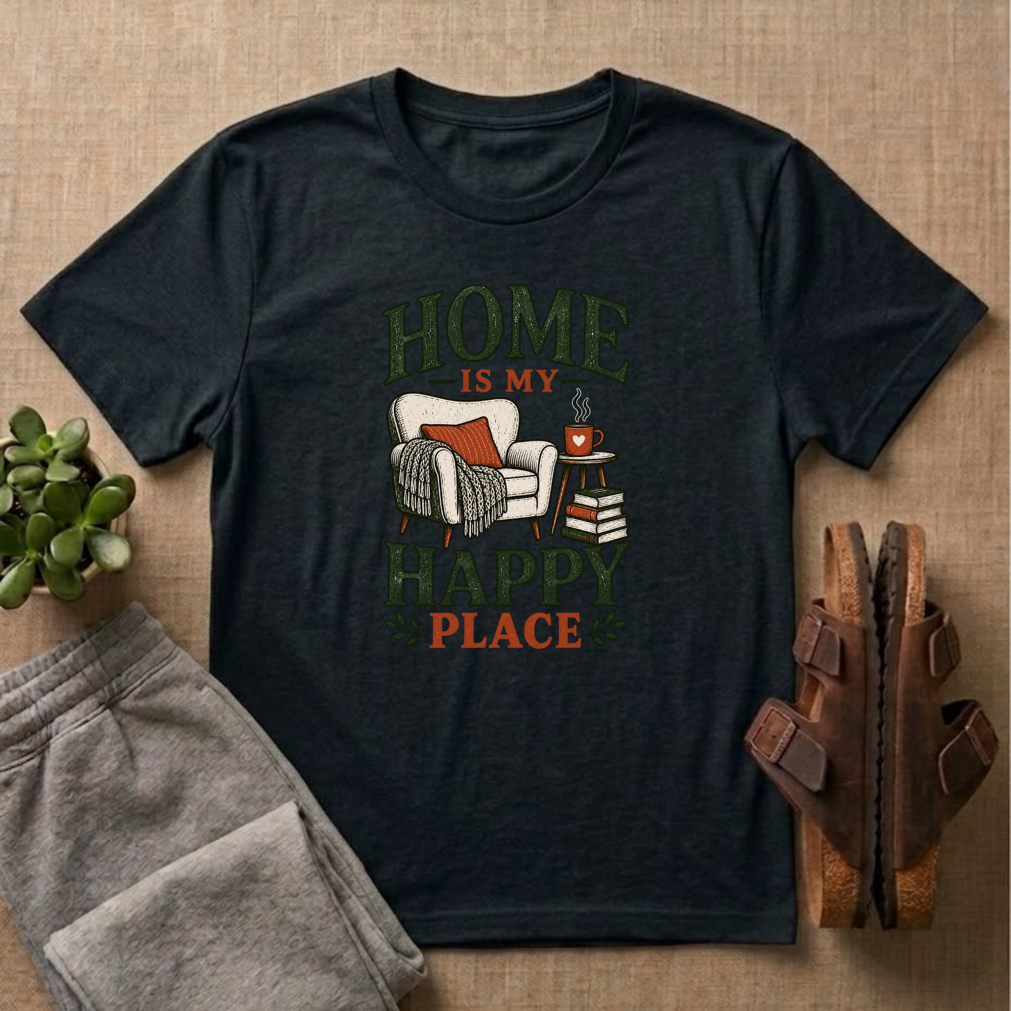Home Is My Happy Place T-Shirt
