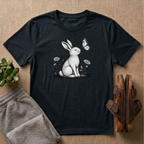 Rabbit Admiring Butterfly T-Shirt