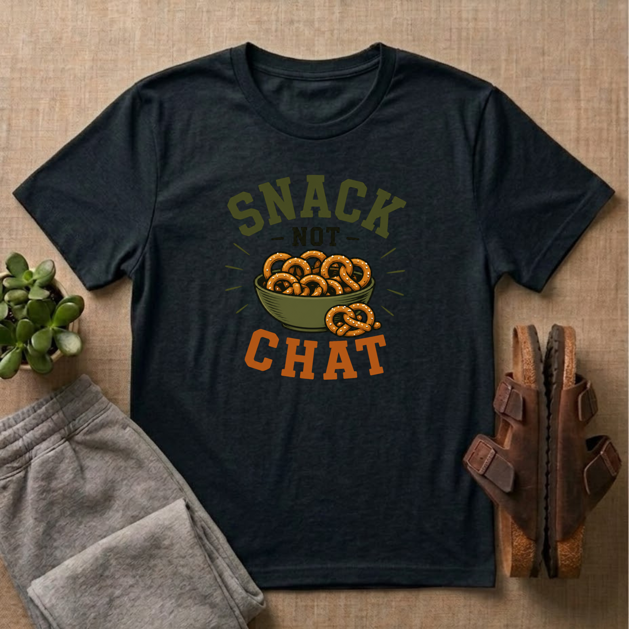 Snack Not Chat T-Shirt