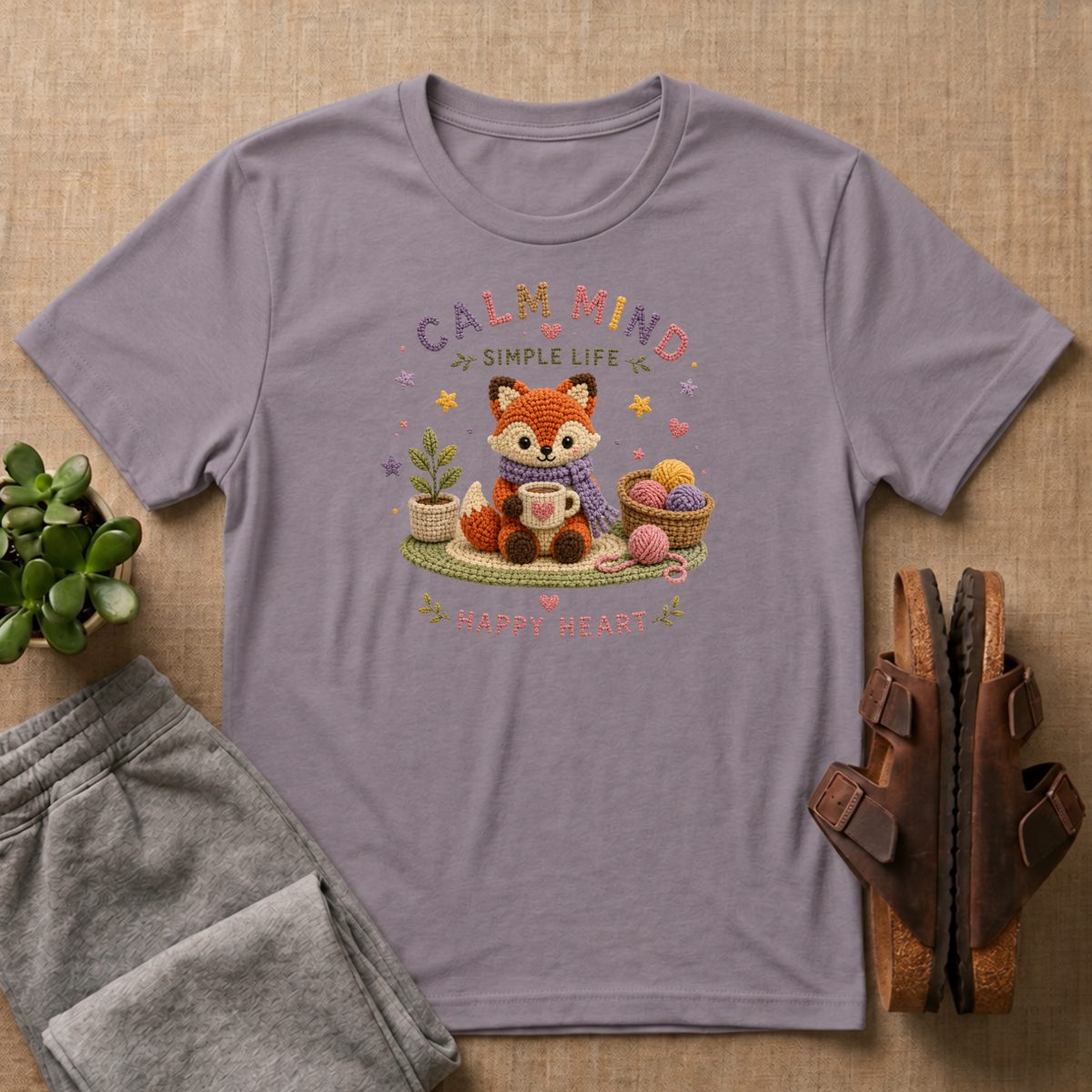 Calm Mind Simple Life T-Shirt