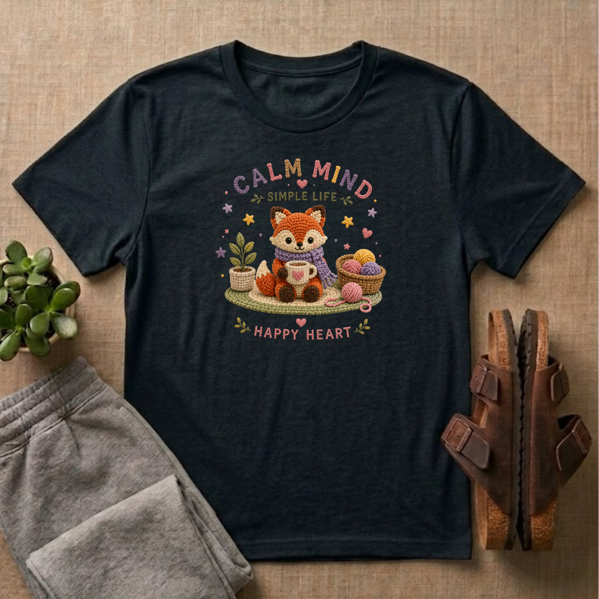 Calm Mind Simple Life T-Shirt