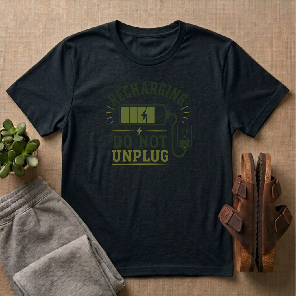 Recharging Do Not Unplug g T-Shirt