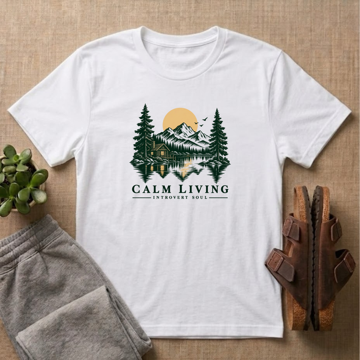 Calm Living Introvert Soul T-Shirt