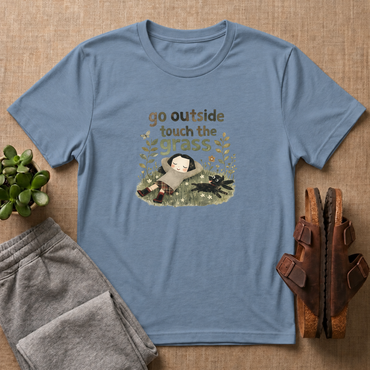 Go Outside Touch The Grass T-Shirt