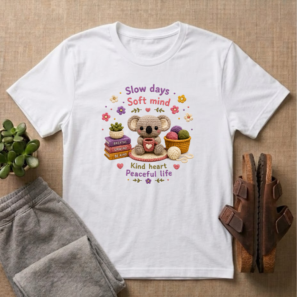 Slow Days, Soft Mind, Kind Heart T-shirt