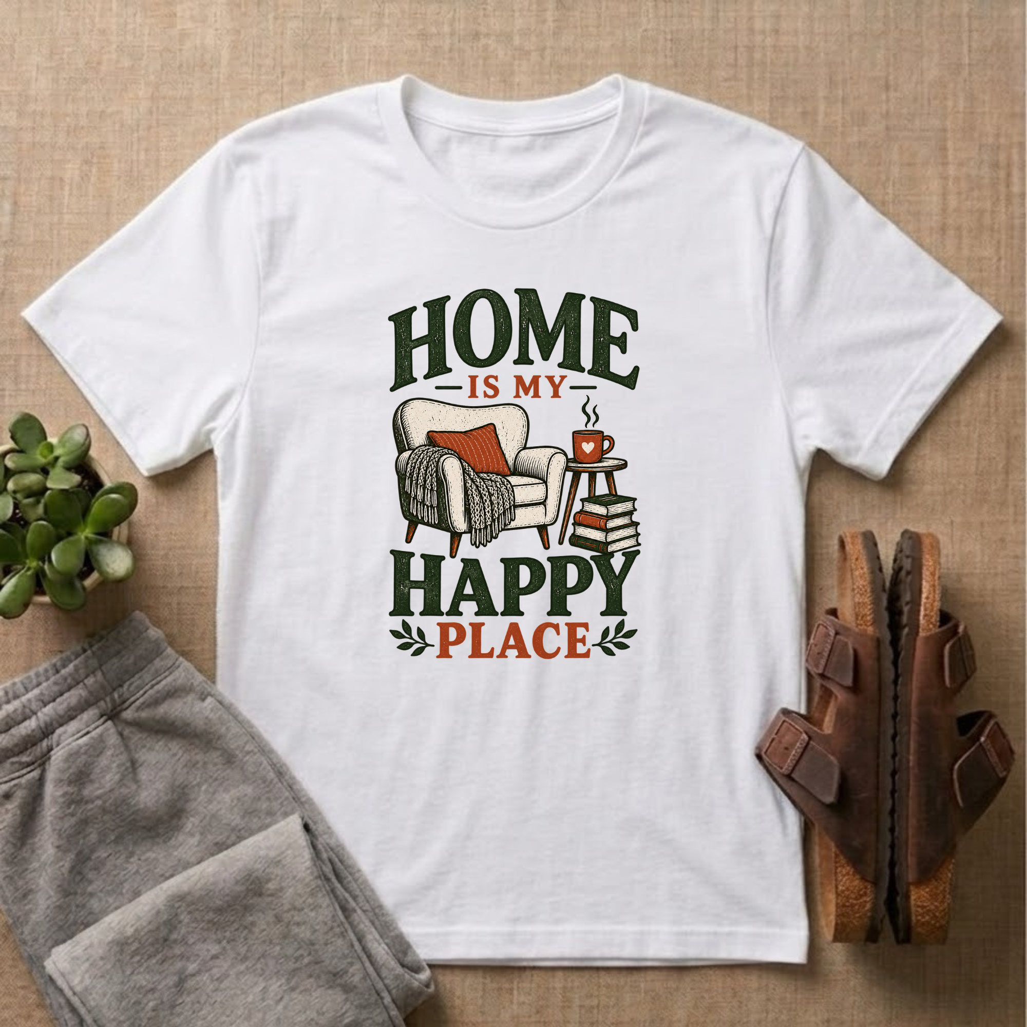 Home Is My Happy Place T-Shirt