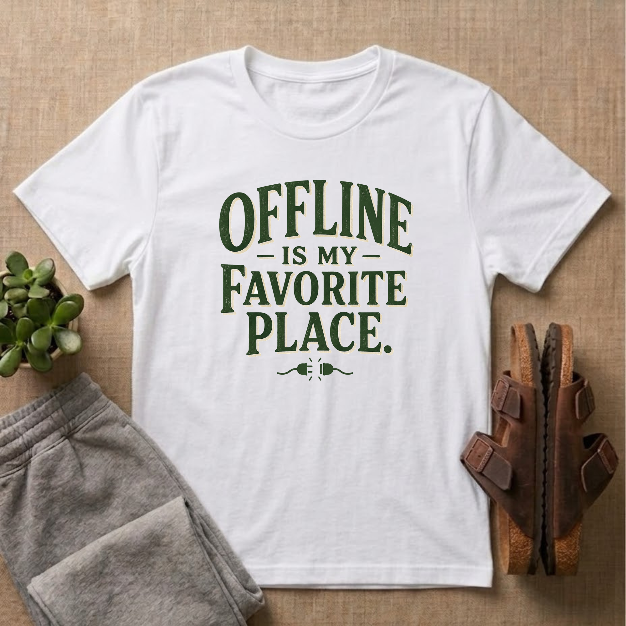 Offline is my Favorite Place T-Shirt