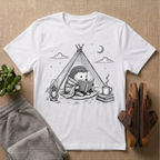 Hedgehog Camping T-Shirt