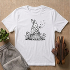 Rabbit Blowing Dandelion With a Blanket T-Shirt
