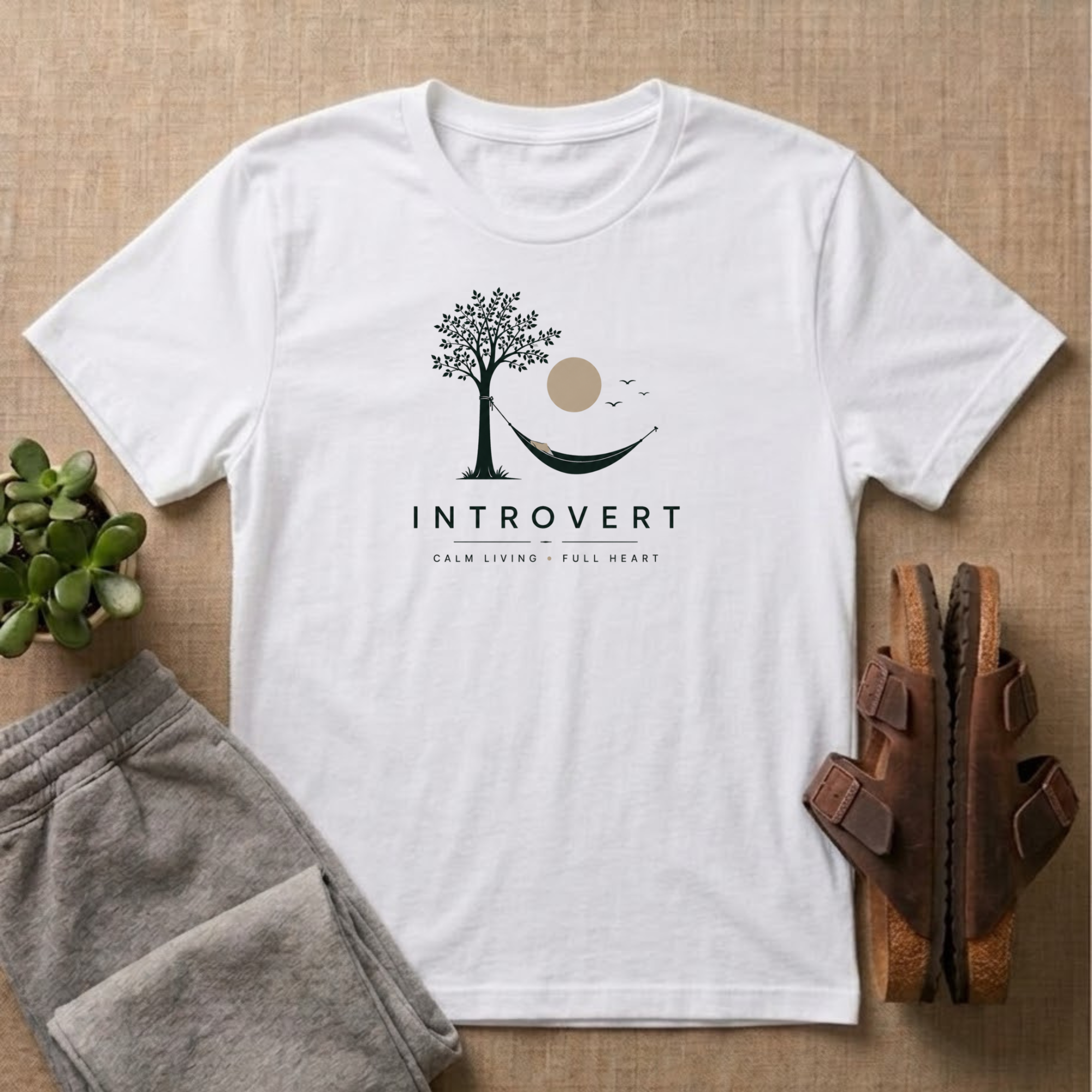 Introvert Calm Living T-Shirt