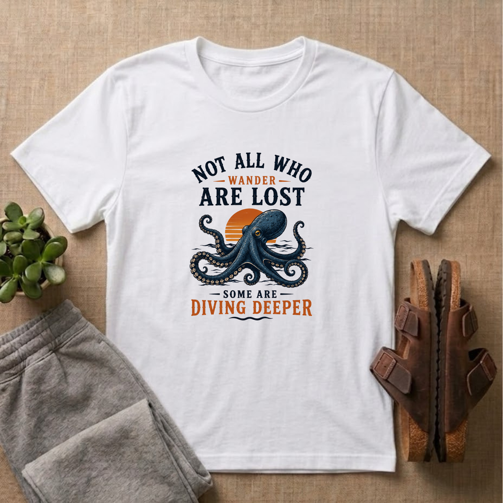 Not All Wonder are Lost Some are Diving Deeper T-Shirt