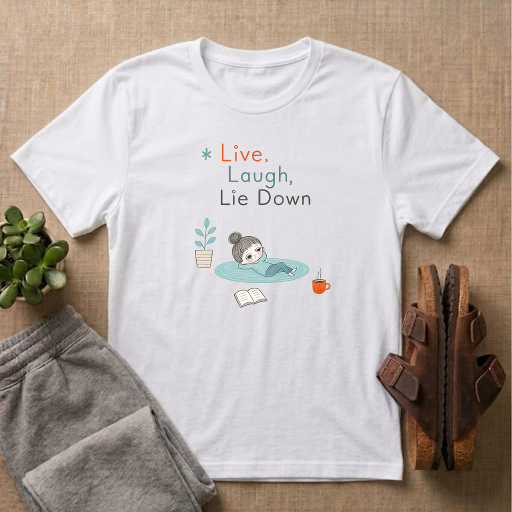 Live Laugh Lie Down T-shirt